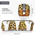 thumbnail image 3 of Sikiie Leopard Gnomes Leather Pencil Case, Makeup Pouch, Zipper Pouch for Daily Essentials, Storage Organizer, Cosmetics and Stationary Bag, 3 of 7