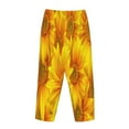 thumbnail image 5 of Kll Womens 3d Sunflowers Print Pajama Pants Soft Pajama Bottoms For Women Cozy Lounge Pants, 5 of 9