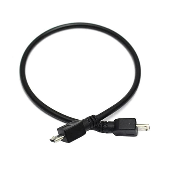 Necvior 25cm Micro USB Male to Micro USB Male Cord Sync OTG Charge Data Cable Cord Phone