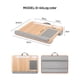 thumbnail image 1 of Mesa de pierna de escritorio para ordenador portátil multiusos, diseño de barra antideslizante de doble ranura, alfombrilla de ratón integrada, uso con sofá, dormitorio, portátil, 1 of 4