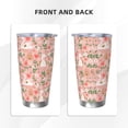 thumbnail image 3 of Salouo Swan And Flowers3 Print 20oz Tumbler with Lid,Stainless Steel Vacuum Insulated Tumbler Durable Insulated Coffee Mug Thermal Cup with Splash Proof Sliding Lid-Straw Three-piece Set, 3 of 8