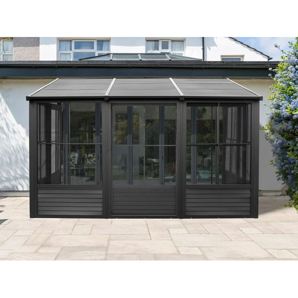 Florence Add-A-Room with Metal Roof 10'x12' in Black