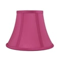 thumbnail image 5 of Urbanest Set of 2 Softback Bell Lampshade, Faux Silk, 5-inch by 9-inch by 7-inch, Champagne, Spider-fitter, 5 of 6
