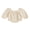 Beige, variant on Cjfdfy Newborn Baby Girl Spring Fall Outfit Cotton Gauze Baby Clothes Bubble Romper Infant Long Sleeve Square Neck Bow Decor Jumpsuit Bodysuit Playsuit