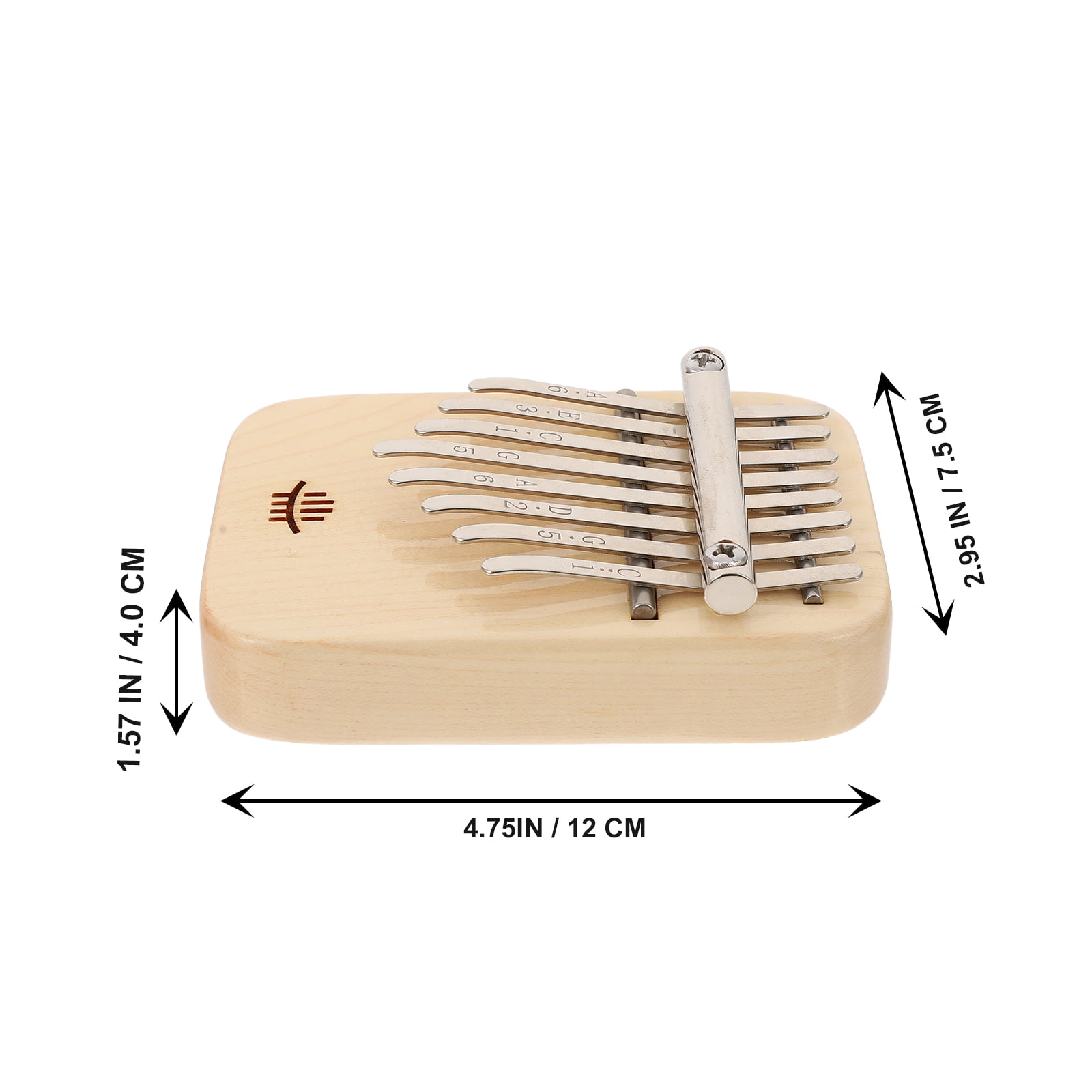 PENIKOKO Mini Kalimba Thumb Piano 17 Keys Portable Assorted Colors for Beginners Stainless Steel