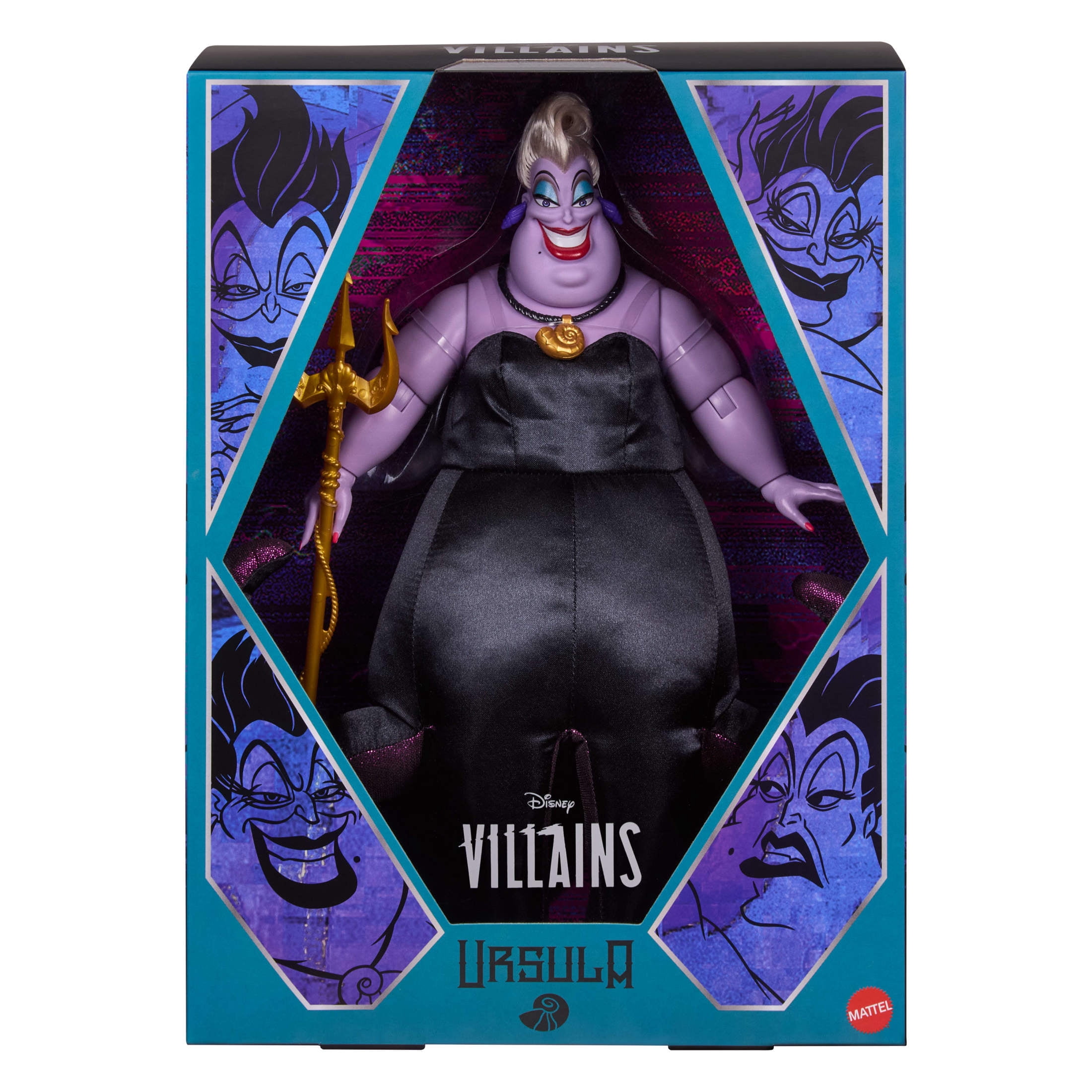Disney Collector Ursula Collectible Villains Fashion Doll in Signature Look with 1 Accessory