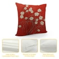 thumbnail image 4 of GOSMITH  Throw Pillow Case Cushion Cover, Flower  Oriental Chinese, Lunar New Year Christmas Holiday Home Decor,, 4 of 5