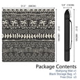 thumbnail image 2 of Classic Boho Style Non-Skid Rubber Mahjong Mat 31.5 Inch Square Large Playing Surface with Noise Reduction for Game Room Family Fun and Cards, 2 of 7