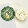 thumbnail image 4 of Animal Seal Stamp With Brass Head For Envelopes Wedding Invitations Decorations And Dogs Waxed, 4 of 6