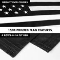 thumbnail image 5 of G128 Combo Pack: Flag Pole 6 FT White Tangle Free & USA America Black and White Flag 3x5 FT Brass Grommets Printed Polyester (Flag Included) Aluminum Flag Pole, 5 of 9