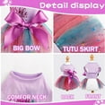 thumbnail image 4 of Dog Dresses for Small Dogs Girl Spring Summer Dog Clothes Cute Dog Tutu Skirt Pink Purple Puppy Dresses Pet Cat Apparel Tiny Dog Outfit, 4 of 5