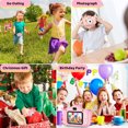 thumbnail image 6 of Kids Selfie Camera,Kids Camera Toys for 3-10 Year Old Girls Boys,20MP Digital Cute Bunny Cameras for Toddler,Best Chritmas Birthday Festival Gift for Kids,32GB TF Card Pink, 6 of 7