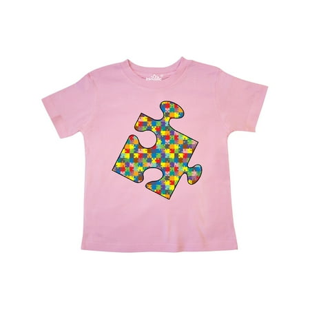 

Inktastic Jigsaw Patterned Jigsaw Piece Gift Toddler Boy or Toddler Girl T-Shirt