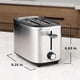 thumbnail image 3 of BLACK+DECKER Tostadora de 2 Rebanadas, Acero Inoxidable con 7 Ajustes de Tono Tostado, 3 of 5