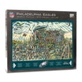 thumbnail image 1 of Rompecabezas Joe Journeyman de los Philadelphia Eagles de la NFL - 500 piezas en los colores del equipo, tamaño final de 18 x 24, 1 of 3