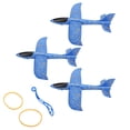 thumbnail image 1 of Paquete de 3 juguetes educativos para niños para jugar entre padres e hijos, planeadores voladores de EPP azules, 1 of 8