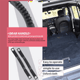 thumbnail image 6 of 2Pcs Grab Handles Black Rear Seat Safety Grab Padded Roll Bars for JK TJ,2 x Grab Handle,black, 6 of 8