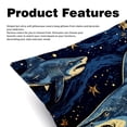 thumbnail image 2 of Starry Shark Luxurious Velvet Bed Pillow Inserts with Unique Patterns - Set of 2, 16x16, 18x18, 20x20 Inches - Ideal for Throw Pillow Covers and Home Decor, 2 of 6