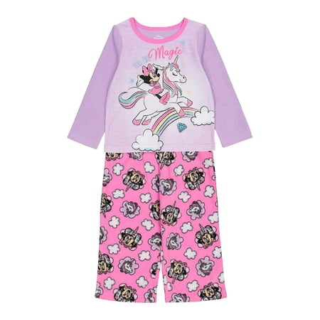 La Luna Girl's Minnie Mouse Pajama Set main image 1