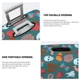 thumbnail image 3 of Fuzoiu cute Skull organ Print Suitcase Cover,Washable Luggage Covers for Suitcase,Elastic Luggage Protector Cover,Scratch Resistant Travel Suitcase Covers-Large, 3 of 7