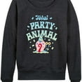 thumbnail image 3 of Spongebob Squarepants - Total Party Animal - Women's French Terry Long Sleeve Shirt, 3 of 6