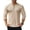Khaki, variant on COOFANDY Men's Long Sleeve Henley Shirts Stretch Ribbed T-Shirts Fashion Casual Basic Tops