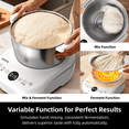 thumbnail image 4 of AIZIYO DoughChief, 7.4QT Dough Maker, Dough Mixer with Ferment Function, 304 Stainless Steel Bowl, Removeable lid, Face-up Touch Panel, Electric Dough Proofing Box for Pizza & Bread, 4 of 10