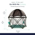 thumbnail image 4 of Go with Me Eclipse Portable Playard with Canopy, Watercolor Stripe, 4 of 10