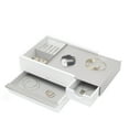 thumbnail image 2 of Umbra Stowit Jewelry Box Accessory Organizer White/Nickel, 2 of 12