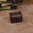thumbnail image 2 of Supvox 2Pcs Small Wooden Jewelry Box Dark Brown Trinket Organizer for Drawer, 2 of 7