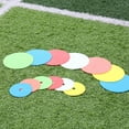 thumbnail image 4 of 10 Pcs Cônes Plats Antidérapants Non Ronds Cônes Plats Marqueurs d'Entraînement pour Boxe Baseball Soccer Rouge, 4 of 9