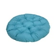 thumbnail image 3 of Bothyi Padded Seat Cushion Egg Chair Cushion Diameter 40cm for Bedroom Porch Blue, 3 of 8