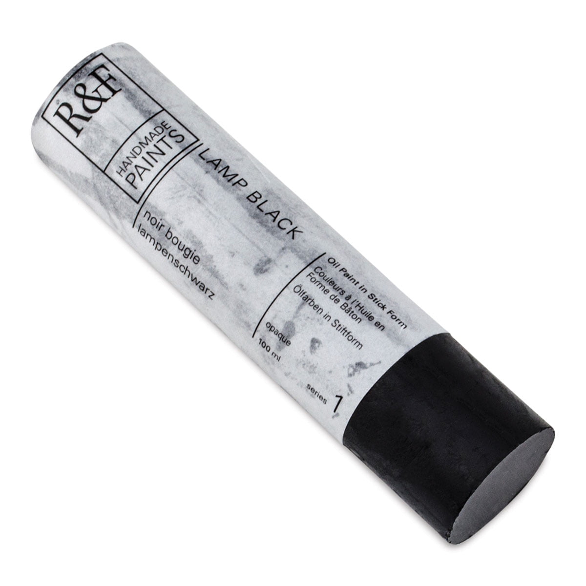 R&F Handmade Paints Pigment Stick, 100ml, Lamp Black