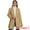 Khaki, variant on DARING DIVA Women's Notch Lapel Classic Double Breasted Winter Coat Khaki XS