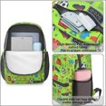 thumbnail image 4 of Soccer and Trophy Green Pattern 17" School Backpacks for Teens,Waterproof Oxford Fabric,S-Shape Padded Straps for School,Travel,Hiking,Camping, 4 of 6