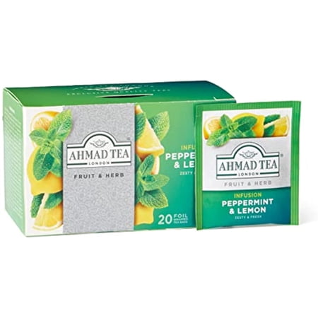 Ahmad Tea - Peppermint & Lemon Tea 20 Bags - 30G