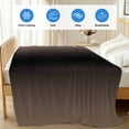 thumbnail image 4 of Brown Black Ombre Cooling Blanket, Lightweight Breathable Summer Throw Blanket with Double Sided Cold Effect, Modern Gradient Abstract Art Picnic Beach Blankets Bed Sheet for Hot Sleepers 50"x60", 4 of 8