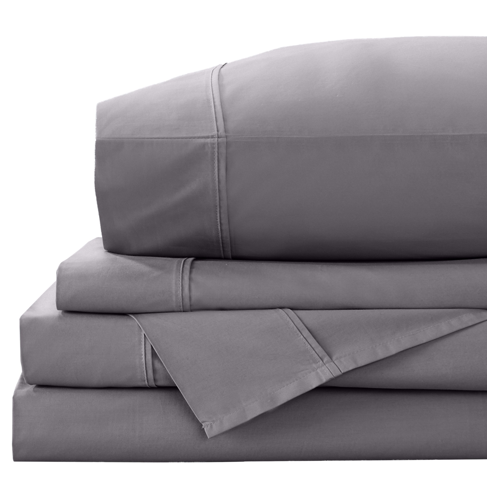 Great Bay Home Cotton Percale Crisp and Cool 4Piece Sheet Set (Full
