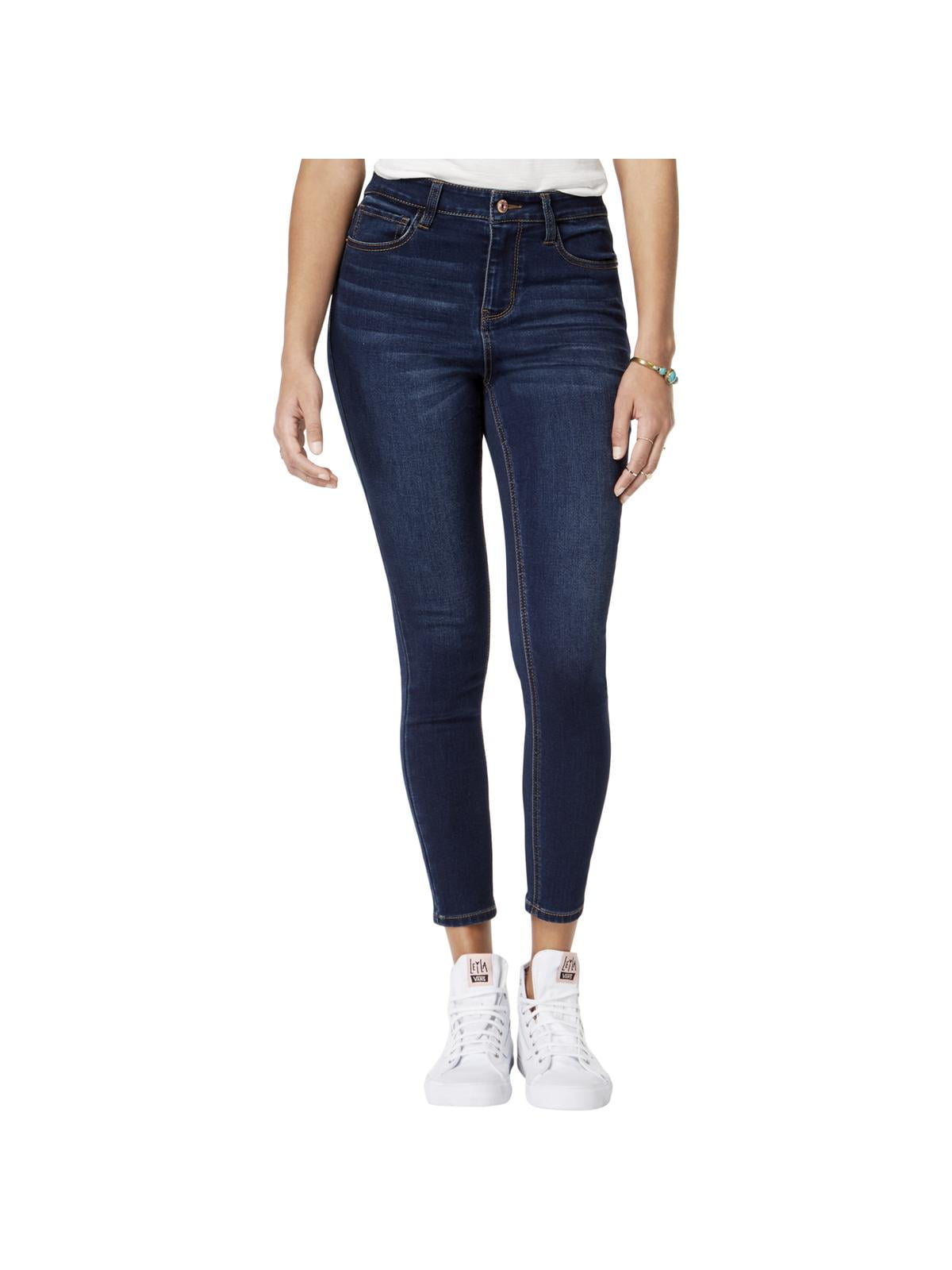 Vanilla Star Womens Denim Dark Wash Jeggings - Walmart.com