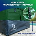 Yardstash XL Deck Box Cover Heavy Duty, Waterproof for Outdoor Storage Green