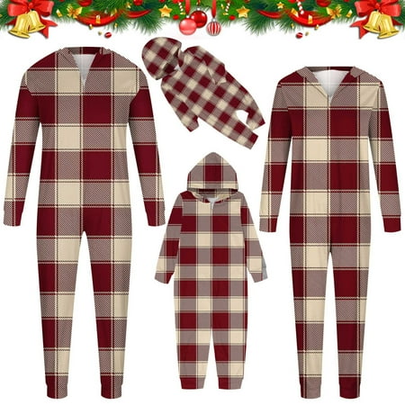 

Christmas Matching Family Pajamas Sets 2022 Matching Pjs for Holiday Home Xmas Family Sleepwear Set Loungewear Jumpsuits