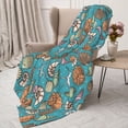thumbnail image 3 of Sikiie Cute Conch Cozy Flannel Fleece Throw Blanket: Lightweight & Thick for All Seasons - Perfect for Women, Men, & Kids"50"x40", 3 of 6