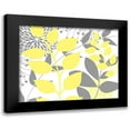 thumbnail image 1 of Robinson, Tamara 18x15 Black Modern Framed Museum Art Print Titled - Yellow Foliage Floral III, 1 of 5
