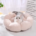 thumbnail image 3 of Apmemiss Cat Bed Clearance Soft Plush Round Pet Bed for Cats or Small Dogs, Mini Medium Sized Dog Cat Bed Self Warming Autumn Winter Indoor Snooze Sleeping Cozy Kitty Teddy Kennel, 3 of 8