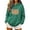 Army Green Sweatshirts, variant on Jsaierl Women's Halloween Sweatshirts Plus Size Pumpkin Graphic Pullover Hoodies Fall Classic Long Sleeve Shirt Tops Halloween Costumes, Sizes S-2XL