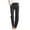 Black #815, variant on Bovemsi Casual Pants for Women Solid Straight Waist And Long Elastic Drawstring Cotton with Pockets