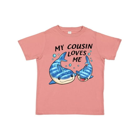

Inktastic My Cousin Loves Me- Whale Shark Gift Toddler Boy or Toddler Girl T-Shirt