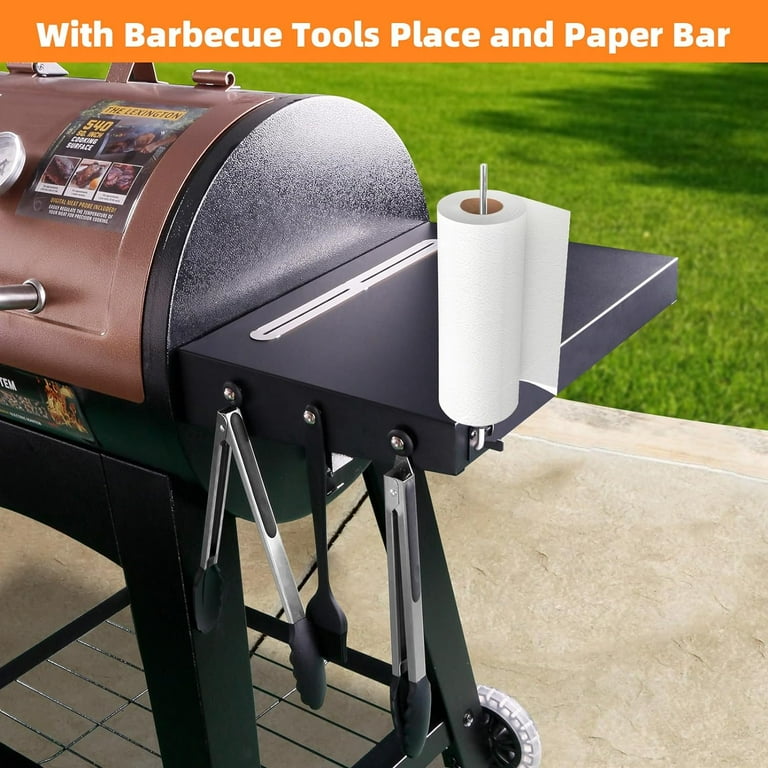 Searglow Heavy Duty Steel Side Shelf for Pit Boss Lexington 540 Grill Accessory for Wood Pellet Grill Walmart