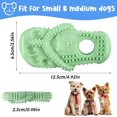 thumbnail image 2 of BEMS-1 juguete verde para mascotas, pantuflas para masticar, dientes para perros,, 2 of 5