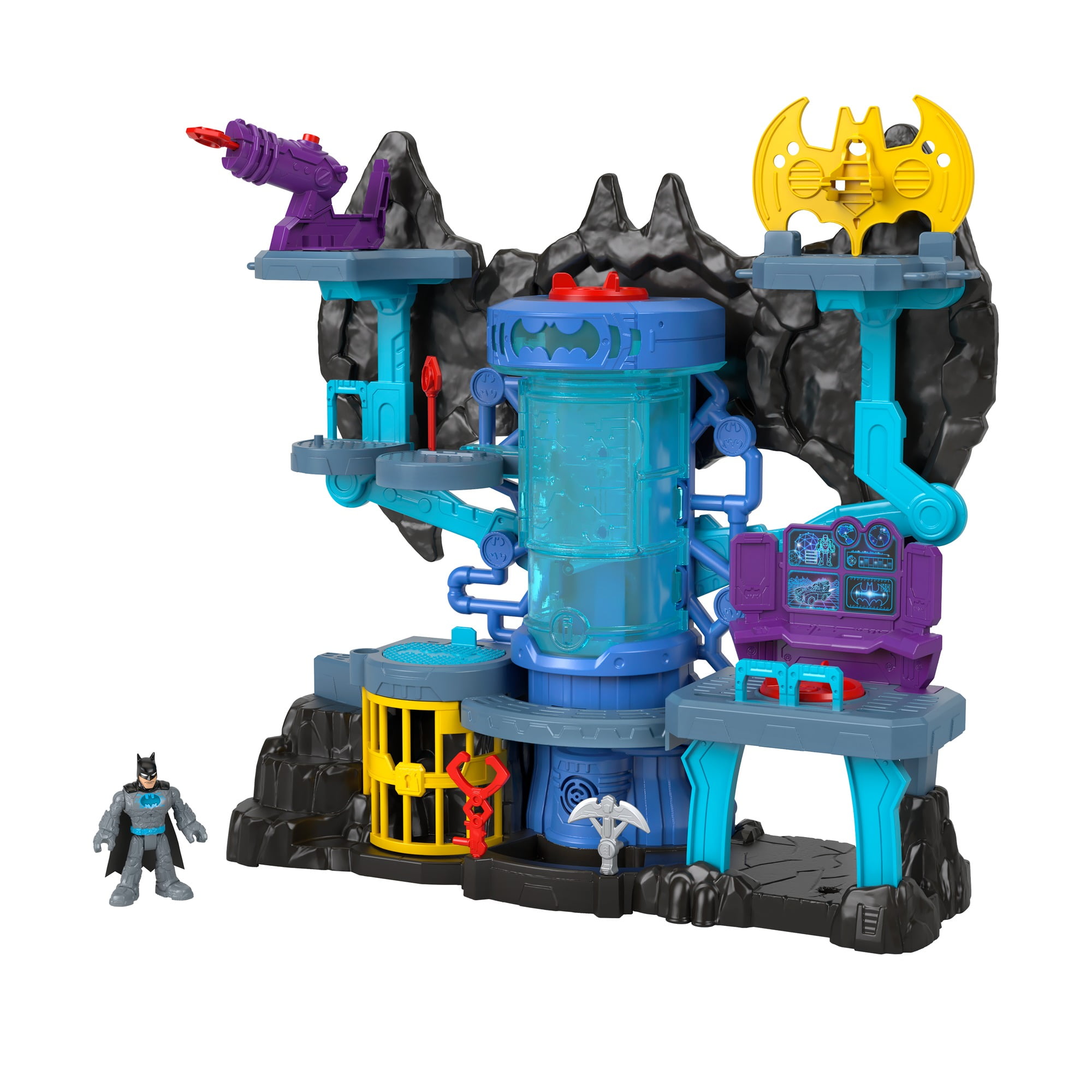 Multicolored for sale online Fisher-Price Imaginext DC Super Friends Super Surround Batcave 